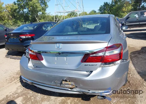 2016 Honda Accord Sport z USA, uszkodzony, nr VIN 1HGCR2F56GA165686